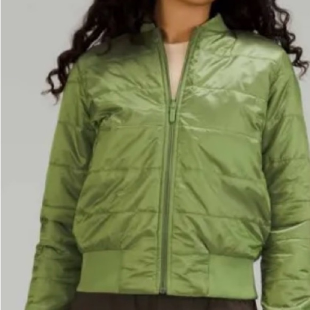 Lululemon nonstop bomber jacket size 4 reversible